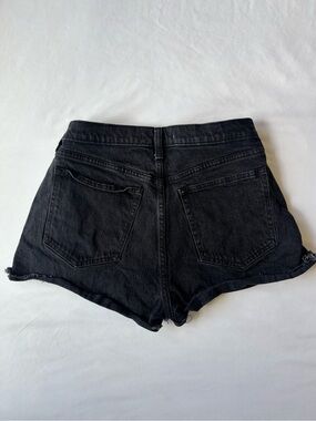 Black Abercrombie & fitch hi rise mom shorts